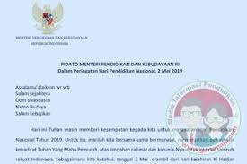 Contoh Pidato Hari Pendidikan Nasional Contoh Soal Dan Materi Pelajaran 3