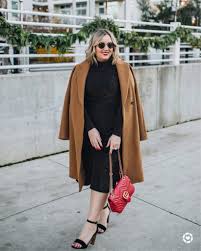 Cute Black And Brown Outfits Ig Selleatlove Cute Holiday Party Or Nye Outfit Black Dress Brown Coat Black Heels Red Gucci Shoulder Bag Brown Coat Nye Outfits Outfits