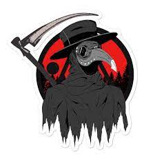 I Made This Sticker Hope You Like It Medievaldoctor Plague Doctor Plauge Doctor Skeleton Illustration