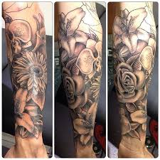 Click share button below please like to download first and download button will be display. 20 Best Flowers Sleeve Tattoo Design Images And Pictures