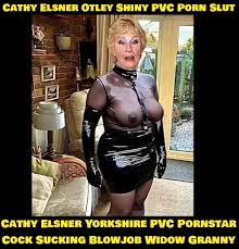 Shiny PVC Skirt High Heels Tits Exposed Slut Granny - FAPCAT