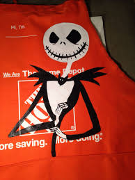 Jack Skellington Apron Home Depot Apron Jack Skellington Poway