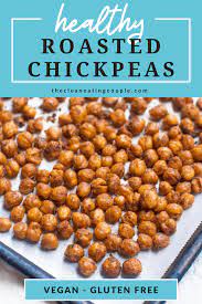 Healthy Roasted Chickpeas Recipe Healthy Snacks Recipes Homemade Snacks Vegan Snacks