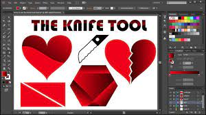 When you think about cutting out images you're first instinct is probably to go straight to photoshop. How To Cut A Shape In Adobe Illustrator The Knife Tool Youtube
