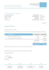 Die höhe der tabelle ist fixiert und passt sich nicht an. Rechnungsvorlage Kleinunternehmer Kostenlos Zum Download
