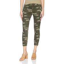 William Rast Womens Capri Stretch Camo Print Jeans