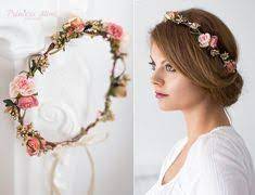 I can't lie, i love this trend and wish i would have done it for my wedding! 99 Best Flower Crowns And Fairy Hairstyles Ideas Hair Wreath Wedding Hair Accessories Flower Crown