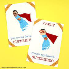 Superhero father's day card keeping with the superhero theme, kids will love using our superhero template to make mix and match superheroes. Cute Father S Day Cards For Kids To Make Messy Little Monster