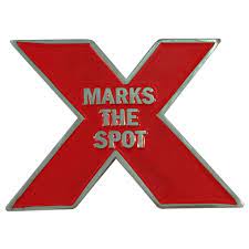 Readygolf X Marks The Spot Ball Marker Hat Clip Ball Markers Markers Pirate Treasure Maps
