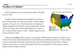 A collection of english esl weather worksheets for home learning, online practice, distance learning and english classes to teach about. Weather Or Climate Edhelper