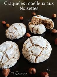 Craqueles Moelleux Aux Noisettes Recette Au Thermomix Thermovivie Recette Biscuit Moelleux Biscuit Noisette Thermomix Recette