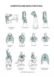 You Can Even Stretch While At Your Desk To Prevent Muscle Stiffness Stretch Run Desk Workout Workout At Work Desk Stretching