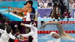 The modern pentathlon used to be the pinnacle of the ancient olympic games. Sgshabd6t6o2sm