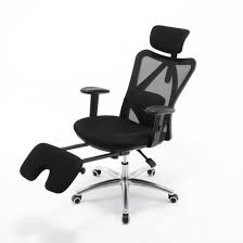 There are office chairs with footrest designs that can offer customizable levels between 90 to 155 degrees but some can only reach up to 135 degrees. China Mesh Back Support Bottom Description Footrest Attachment For Office Chair Photos Pictures Made In China Com