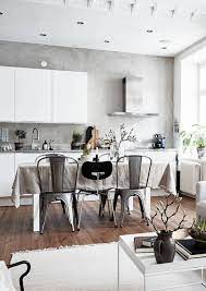 Based on the most loved pins on rustic home decorating design ideas | log home ideas. Great Mixture Of Materials Coco Lapine Design Scandinavian Interior Kitchen Interior Design Living Room Kitchen Design