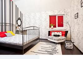 تصميم غرف نوم أجمل 15 تصميم احمر وابيض واسود ديكور