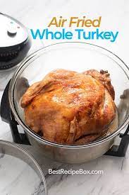 Air Fried Whole Turkey Recipe In Air Fryer For Thanksgiving Bestrecipebox Whole Turkey Recipes Fried Turkey Recipes Turkey Recipes