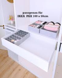 Ikea Pax Organizer 100 X 58 Cm 6pc Set Video Ikea Organisation Schubladen Aufbewahrungsbox