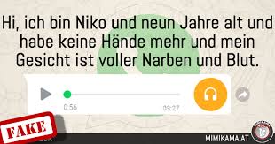 Früher kamen kettenbriefe mit der post. Whatsapp Sprachnachricht Morddrohung Von Nico Verunsichert Kinder Und Eltern