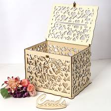 The second scoreline is a valley fold and will reveal the opposite side to create the pocket. Wedding Card Boxes Wishing Wells Wooden Card Box With Lock Rustic Wedding Card Storage Box Gift Card Holder Box Home Garden