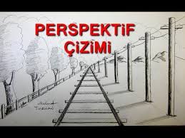 Perspektif Cizimi Nasil Yapilir Tek 1 Nokta Perspektif How To Draw In 1 One Point Perspective Youtub Perspektif Ortaokul Sanati Yeni Baslayanlar Resim