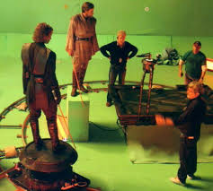 George lucas and hayden christensen on set of star wars episode 3 revenge of the sith dive deep into the story of anakin skywalker and how he should be feeling at each point in the film. George Lucas Hayden Christensen And Ewan Mcgregor On The Set Of Rots During The Mustafar Duel Scene 9gag
