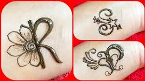 Mehndi design with hidden letter r easy mehndi design . Free Mehndi Design Tattoo R Watch Online Khatrimaza