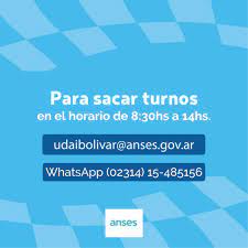 Consulta de turnos (los turnos y/o el trámite se gestiona de manera online en la web de la anses) atención virtual de la anses además, el nuevo sistema de atención virtual te permite realizar. Comunicado Anses Bolivar Se Podran Realizar Tramites De Manera Presencial Mediante El Sistema De Turnos