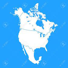Informationen zum navi mieten für die usa und kanada mit karte. Nordamerika Karte Einschliesslich Usa Mexiko Und Kanada Lizenzfrei Nutzbare Vektorgrafiken Clip Arts Illustrationen Image 32575501