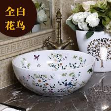 Maybe you would like to learn more about one of these? China Painting Bird And Flower Ceramic Sinks Counter Top Wash Basin Vanities Bathroom Sink Vessel Wash Basin Ceramic Bowl Sink Rack Sink Siliconesink Handles Aliexpress
