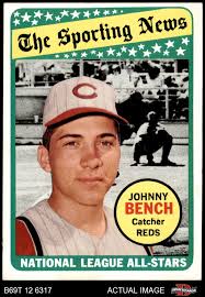 1969 Topps #430 All-Star Johnny Bench