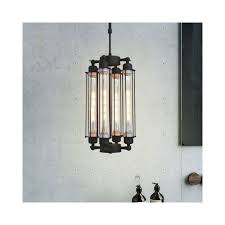 Wewoo Suspension Luminaire Lustre Lampe Suspendue En Fer Forge De Style Industriel Vintage A 4 Tetes Avec Ampoule Edison 40w Plafonniers Rue Du Commerce