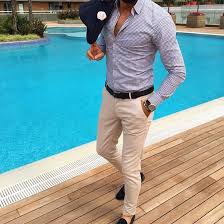 Chemise homme beige (2 articles). Menwithclass On Instagram You Can Buy Clothes Inspired By All The Outfits We Upload On Our Web Pl Mode Homme Habillement Homme Tenue Decontractee Pour Homme