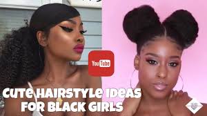 Hairstyles for black girls don't need to be complex or involve a ton of twisting and braiding. Easy Back To School Hairstyle Tutorial For Black Girls 2018 Youtube