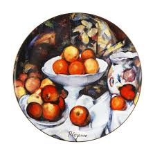 Er ist als ergänzung oder einführung für den kunstunterricht gedacht. Stillleben I Wandteller Artis Orbis Paul Cezanne