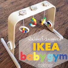 Put Up Your Dukes Under The Rainbow Waldorf Inspired Ikea Baby Gym Hack Baby Gym Ikea Baby Diy Baby Gym