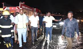 The lagos state government says nine bodies from the otedola link bridge fire incident which occurred on june 28 have been successfully matched to the families. Otedola Bridge Fire We Never Wish For Incidents Like That Says Ambode