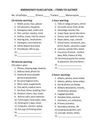 How Every Household Can Get Evacuation Ready Free Evacuation Checklist Emergency Evacuation Emergency Prepardness Evacuation Checklist