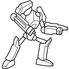 They like to pretend to be battle droids. Coloring Pages Of Robots To Print Coloring Home