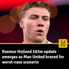 Rasmus Hojlund £83m update emerges as Man United braced for worst-case  scenario