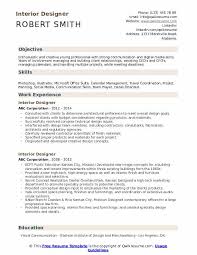 The finial company was an ideal partner during our collaboration for the george w. Interior Designer Resume Samples Qwikresume