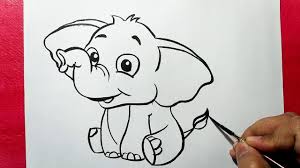 Youtuber wennie liu teaches people how to draw cute things on her draw so cute channel. Draw Easy Cute Elephant Novocom Top