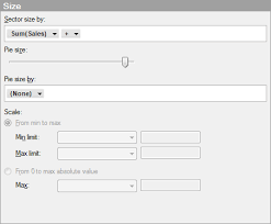 Pie Chart Properties Size
