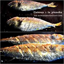 Daurade Plancha Ou Dorade Sauvage Grillee A La Plancha Sauce Bordelaise Sauce Bordelaise Poisson Plancha Daurade