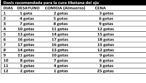 cura tibetana del ajo