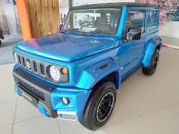 Suzuki has launched the jimny 2021 which is by far the best mini suv in 2021. File 2021 Suzuki Jimny Allgrip 1 5 Auto Bodykit Blue Front View In Brunei Jpg Wikimedia Commons