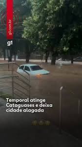 Chuva em Cataguases: temporal deixa desabrigados e um desaparecido