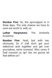 70 Best The Umbrella Academy Quotes Super Dysfunctional Family Netflix Quotes Academy Quotes