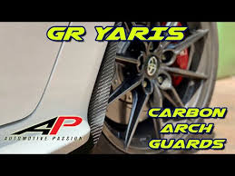 I made a template first out of plastic grid sheet. Toyota Gr Yaris Gets Some Carbon Protection Automotive Passion Carbon Arch Guards Youtube