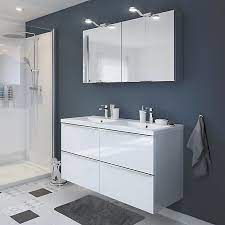 View and download goodhome imandra 3663. Meuble Sous Vasque A Suspendre Goodhome Imandra Blanc 120 Cm Plan Vasque Nira Castorama